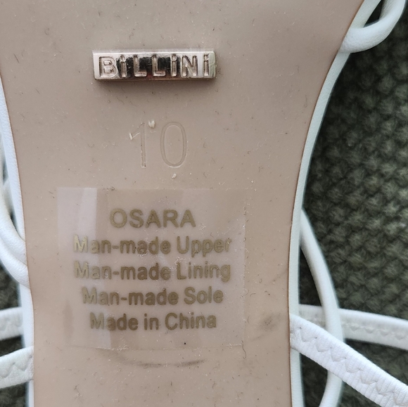 White strapping heels - Picture 2 of 2